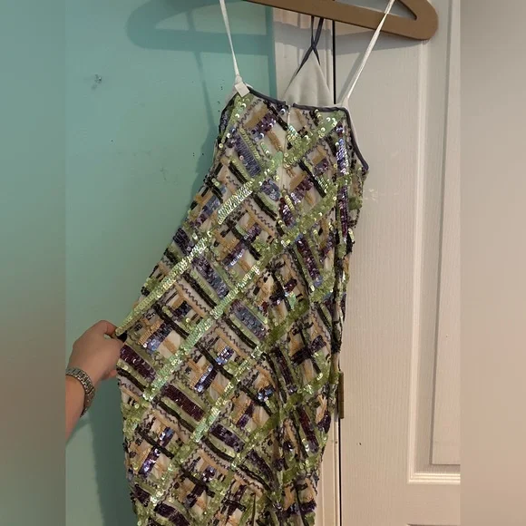 Veronica Beard Cherie Sequin Halter Bodycon Dress - Picture 8 of 13